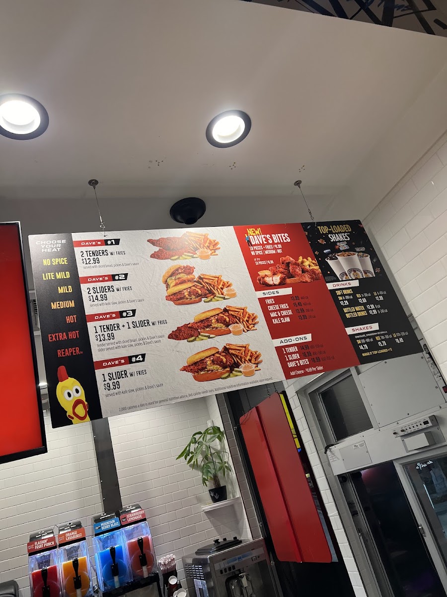 Dave's Hot Chicken Menu-2