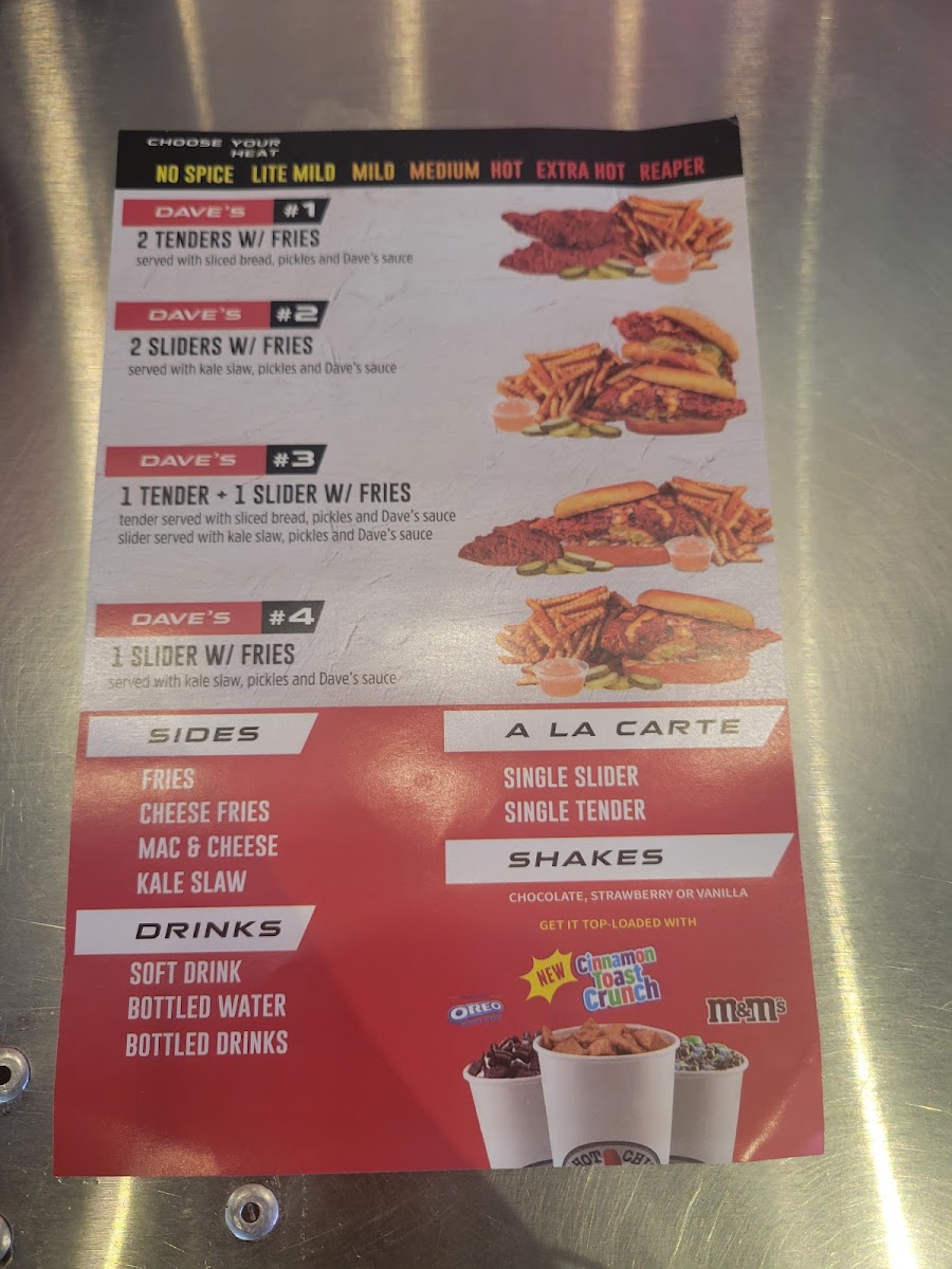 Dave's Hot Chicken Menu-3